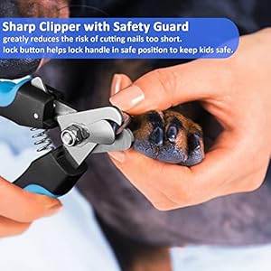 YABIFE Dog Nail Grinder, Dog Nail Trimmers and Clippers Kit, Super Quiet, for Small Large Dogs & Cats Toenail & Claw Grooming,3 Speeds, 1 Extra Grinding Bit