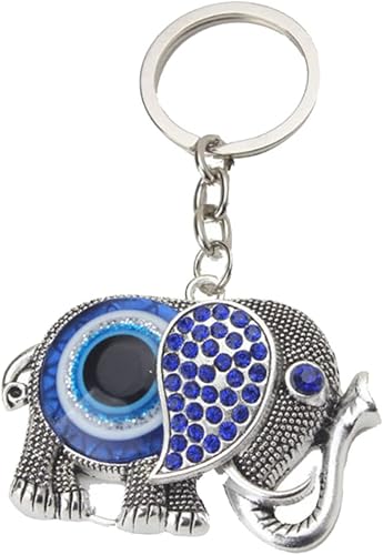 RORPOIR 1pc Blue Eyes Pendant Evil Eye Wall Pendant Turkish Feng Shui Decorations Blue Eye Keychain Turkish Keychain Evil Eye Keyring Evil Eye Key