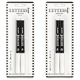 Ranger Letter IT Medium PENS Clear Embossing Ink (2 Packs- Set #1 & #2)