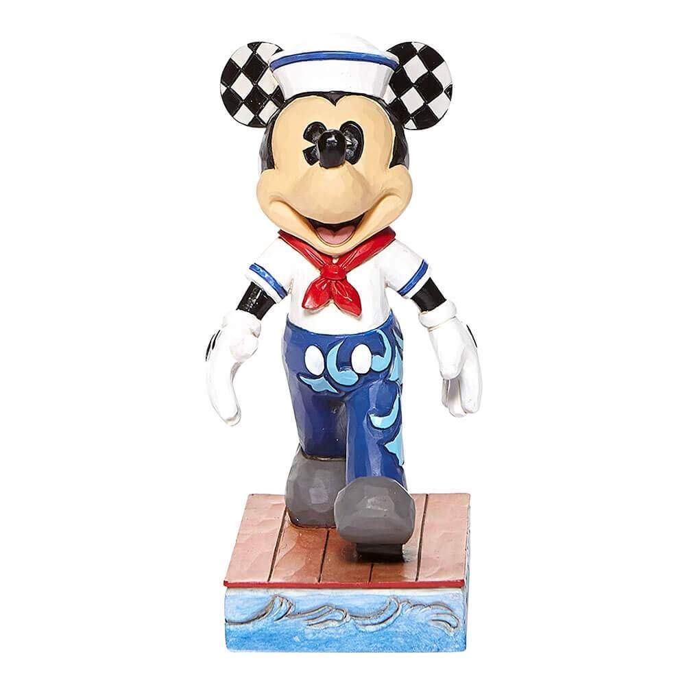 Jim Shore Disney Traditions 6008079 Mickey Sailor Personality Pose Figurine 5.25"