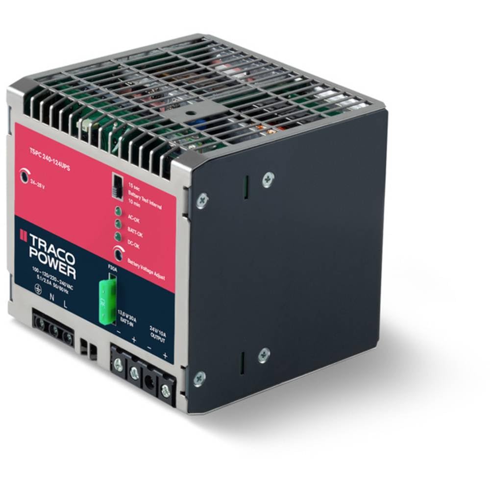 TracoPower TSPC 240-124 UPS zasilacz do szyny montażowej (DIN-Rail) 12A 240W 1 x
