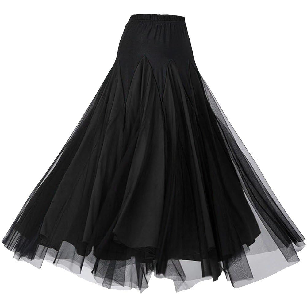 Taille haute élastique pour ces jupes en tulle longues confortables