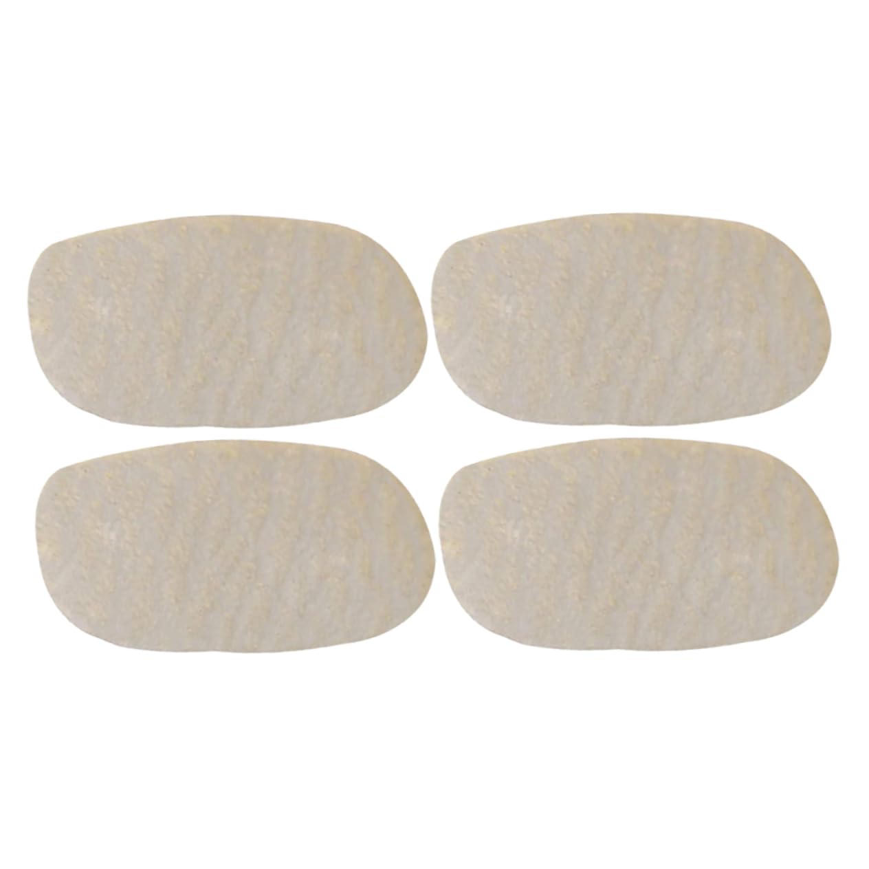 Toddmomy 4pcs Violin Parchment Pads Durable Bridge Pads for Violin Instruments Comfortable String Accessory for Enhanced Playability and Stability