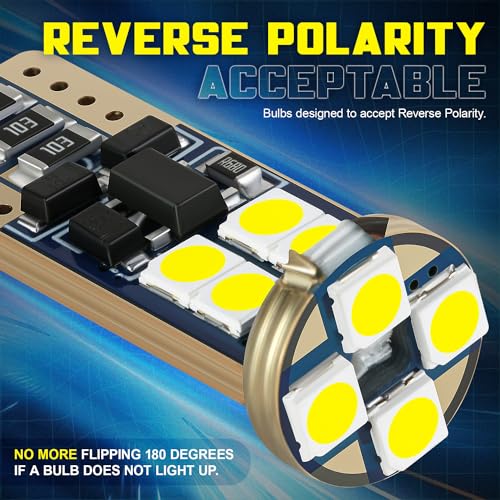 Kit de 8 Bombillas LED para Luz Interior de Auto miniatura 5