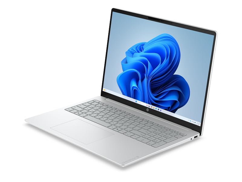 Image of HP OmniBook 3 Personal Laptop, 2026, 16 inch 1920x1200 Touch, AMD-4 Core Ryzen 5 40, 8GB LPDDR5, 512GB SSD, Win11 Pro, Wi-Fi 6, BT 5.4, 1080p FHD Camera, Glacier Silver