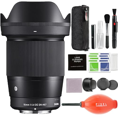 Sigma (�V�O�}) 16mm f/1.4 DC DN �R���e���|�����[�����Y Sony E�p Pixel Advanced�A�N�Z�T���[�ƃg���x���o���h���t�� | 402965 | Sigma 16mm Sony E�����Y�B