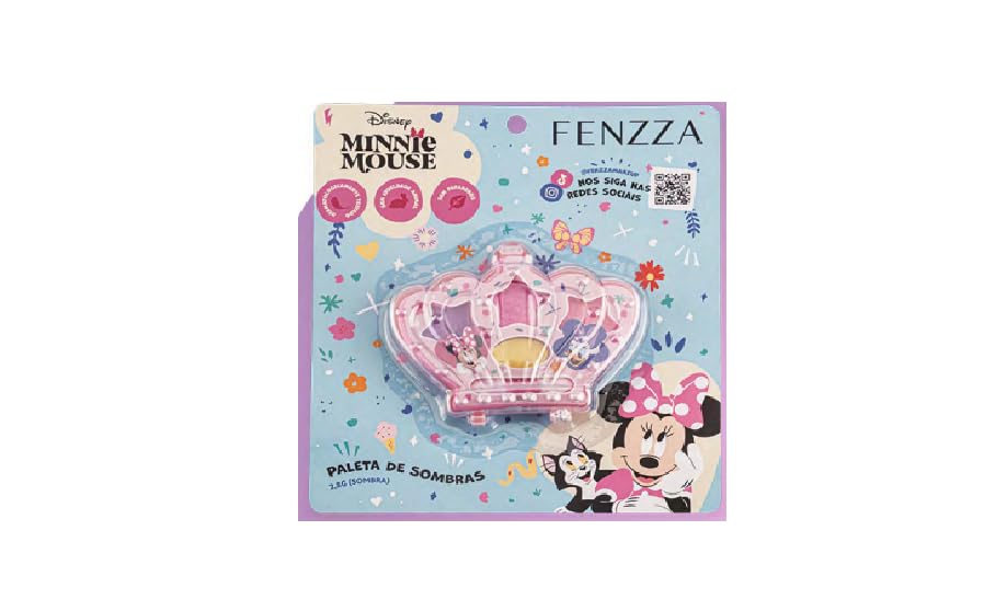 Kit Maquiagem Infantil Disney Minnie Fenzza - Presente Teen - Estojo DIS004 - Maquiagem Para Iniciantes, Custo-Benefício