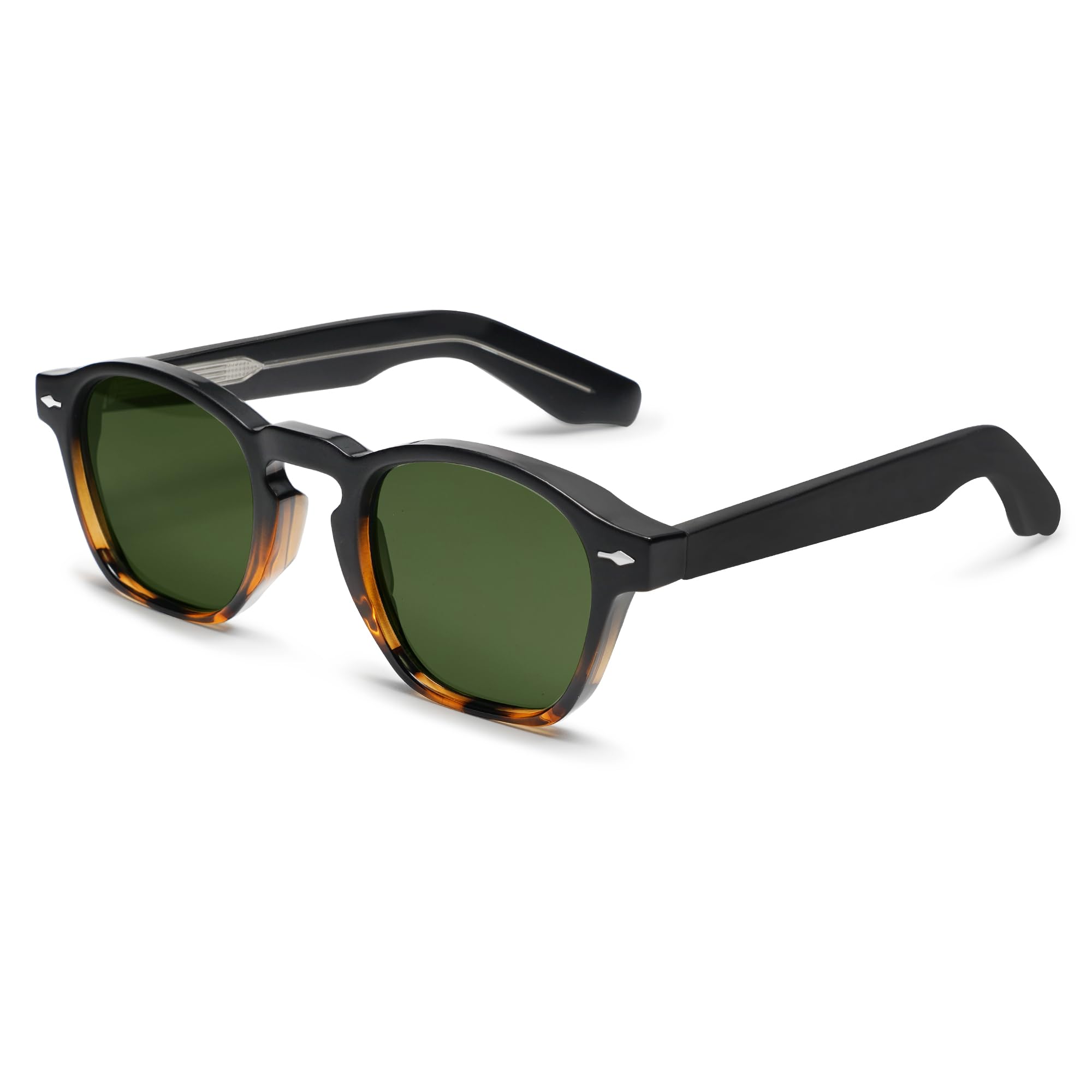 Retro Small Square Sunglasses for Men Women Thin Cube Shades Vintage Slim Frames Intellectual Style VL9774