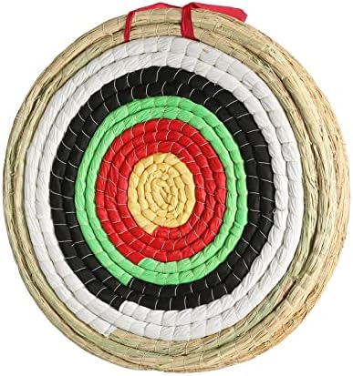 HYBDAMAI Archery Targets Traditional Solid Straw Round Archery Target, Arrow Target for Recurve Bow Longbow or Compound Bow, for Kids Youth Adult Archery Hunting Backyard Practice