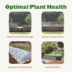 Epic Gardening Galvanized Metal Raised Garden Bed For Vegetables & Herbs - 100% Food-Safe Planter Boxes Outdoor I Outdoor Plantation | Stainless Steel Raised Garden Bed Kit - Round & Short- Light Clay Epic Gardening Galvanized Metal Raised Garden Bed For Vegetables Herbs 100 Food Safe Planter Boxes Outdoor I Outdoor Plantation Stainless Steel Raised Garden Bed Kit Round Short Light Clay