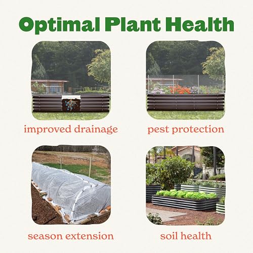 Epic-Gardening-Galvanized-Metal-Raised-Garden-Bed-For-Vegetables-Herbs-100-Food-Safe-Planter-Boxes-Outdoor-I-Outdoor-Plantation-Stainless-Steel-Raised-Garden-Bed-Kit-Round-Short-Light-Clay Epic Gardening Galvanized Metal Raised Garden Bed For Vegetables Herbs 100 Food Safe Planter Boxes Outdoor I Outdoor Plantation Stainless Steel Raised Garden Bed Kit Round Short Light Clay