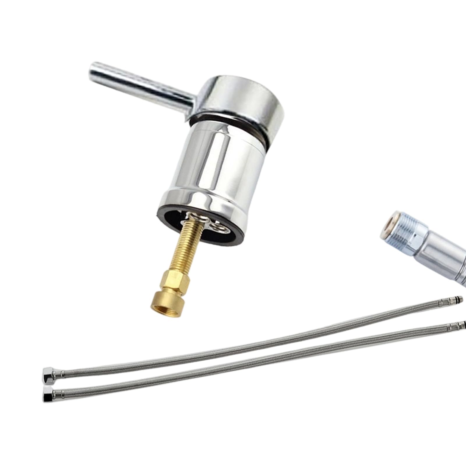 Nucelit Height Modifiable Bronze Sink Combiner Tap Highlighting Detachable Shower Showerer for Flexible Cleansing Tasks Bronze Lower Faucet with Shower Sprinkle