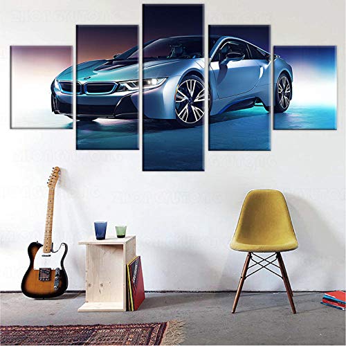Art mural de prestige i8 avec cadre tableau multi-panneaux haut de gamme