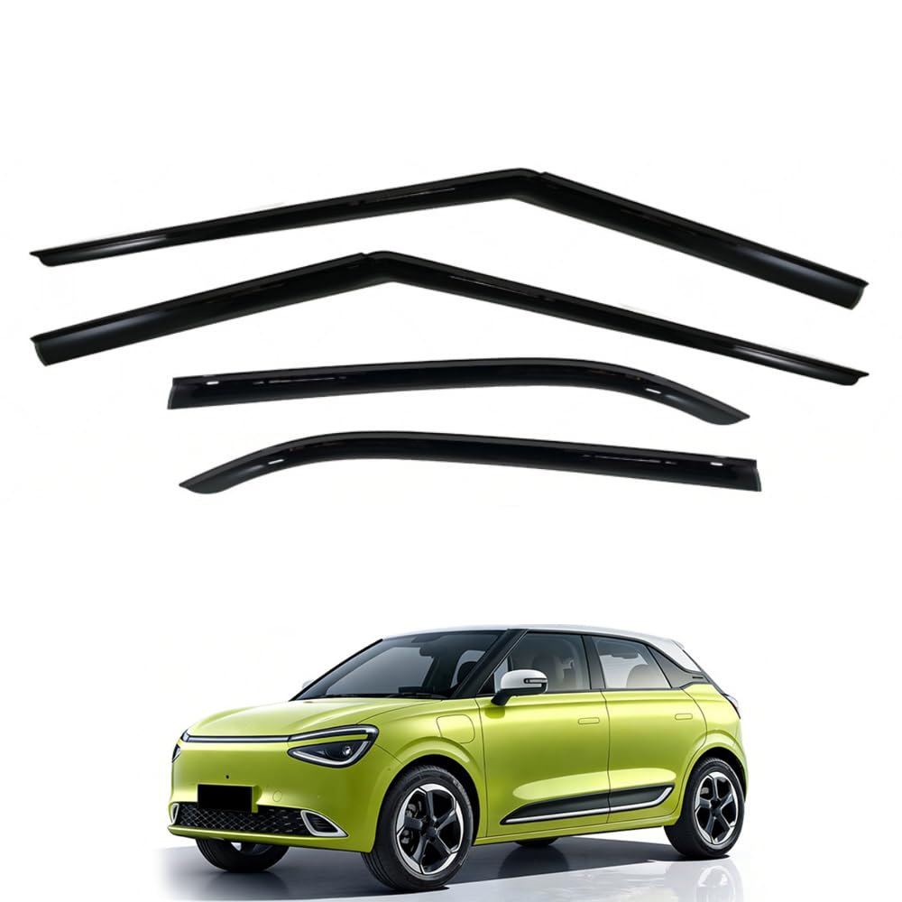 Qoemrhelt Normal 4Pc Set In-Channel Wind Deflectors, For Dongfeng Nammi Box 2024-2026 Window Visors Rain Guards Vent Visors Rain & Sun Protection,Car Accessories