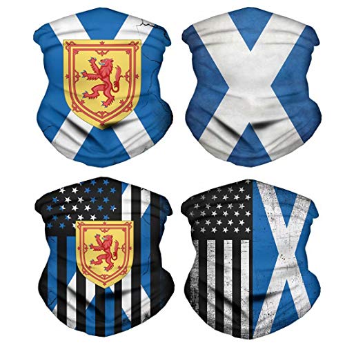 Image of 4Pcs Magic Headwear Neck Gaiter Tube Scarf Headbands Bandana Balaclava for Outdoor Running Cycling Skating Work Out