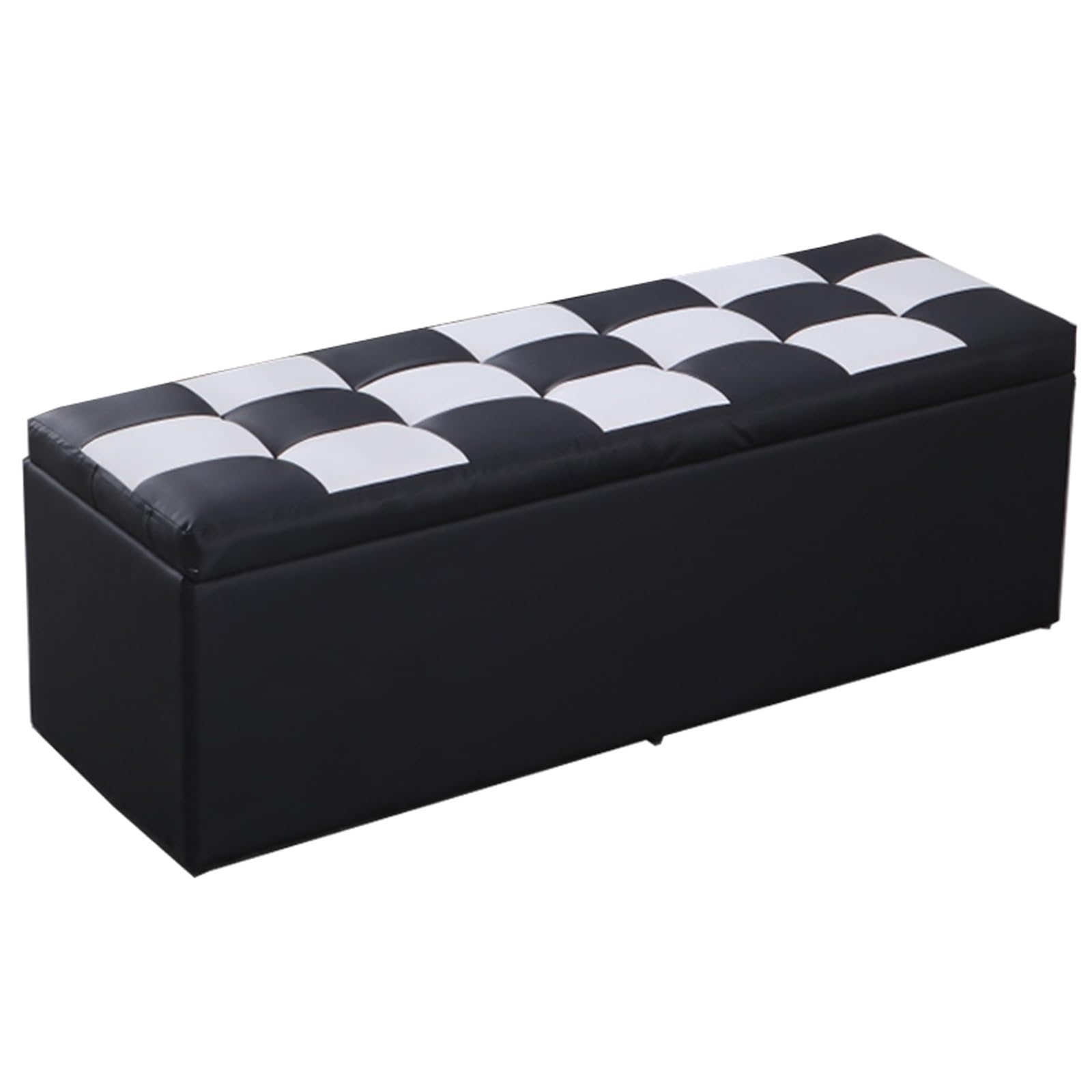Banc de canapé de salon en cuir pour ranger les jouets et accueillir vos invités