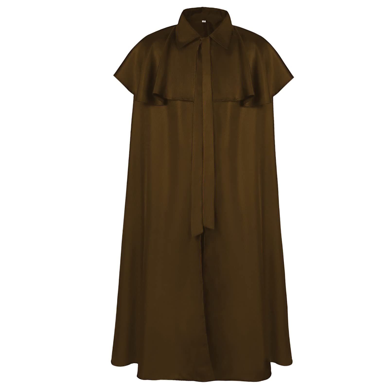 Generisch Mantello medievale gotico con cappuccio, per Halloween, cosplay, bambini e adulti
