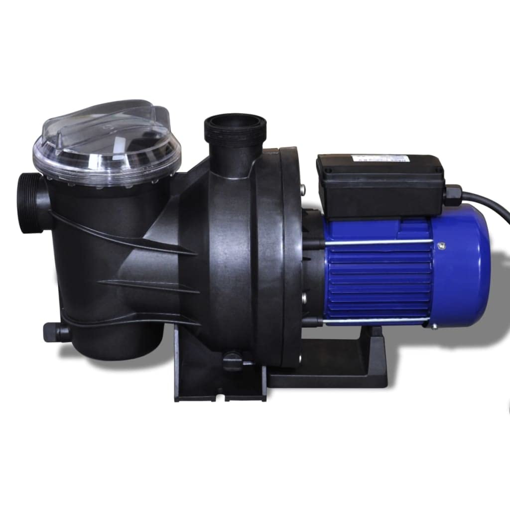 vidaXL Pompa elettrica per piscina 800 W Blu Pompa di filtrazione Bacino