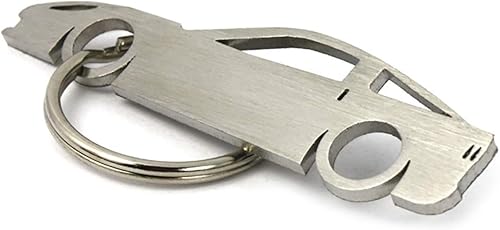 Miniatura 3 de Llavero de silueta para llavero Corvette C6, Acero inoxidable