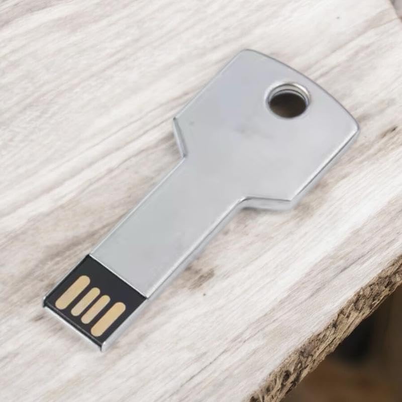 sippytales key shape pendrive, interface 2.0, upto 10mbps, metal finish, grade a chips, read/write upto 10mbps (32, gb)