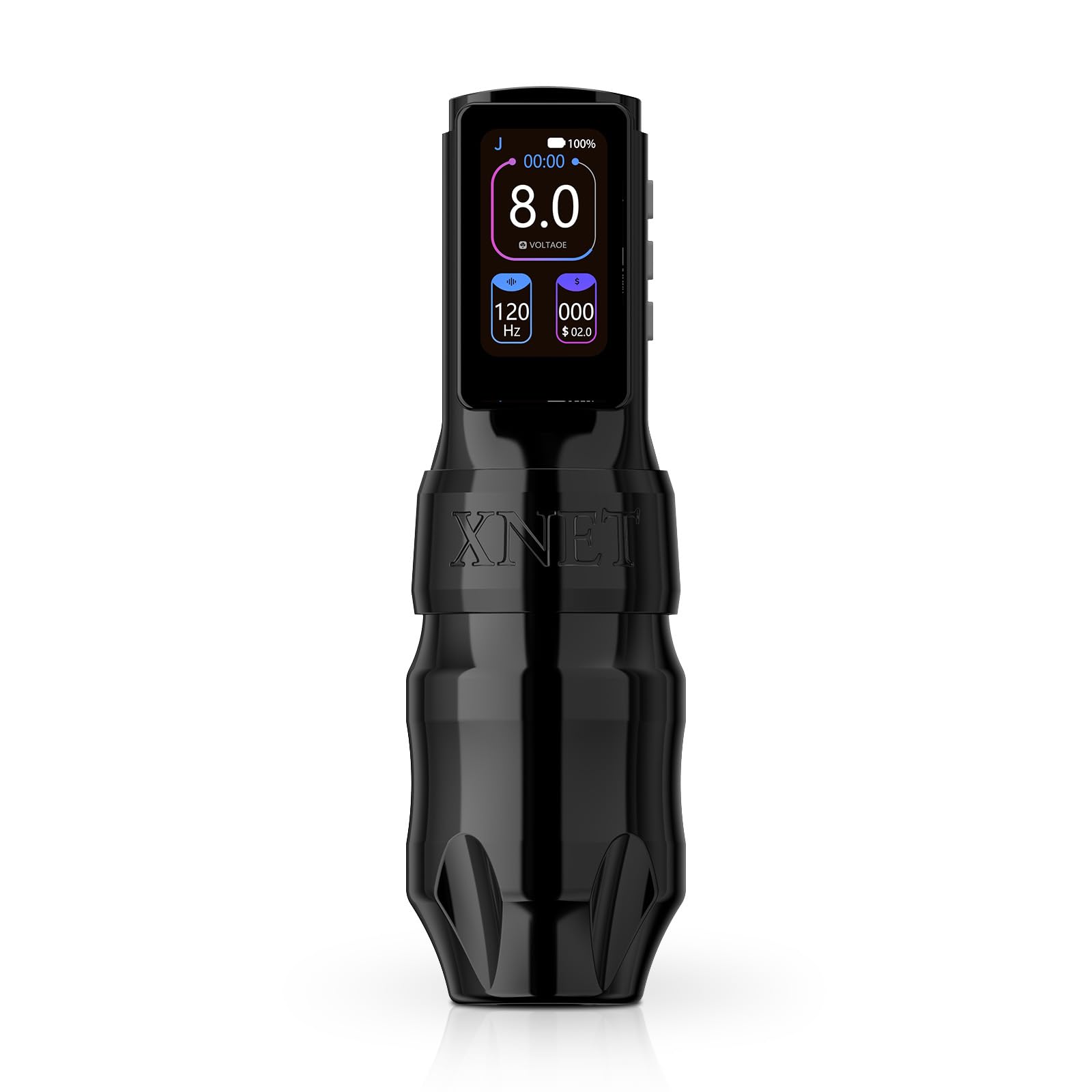 Xnet Titan Máquina de tatuaje, pistola de tatuaje profesional con batería de 2400 mAh, motor sin núcleo, pantalla a color, suministro de equipo de tatuaje para artistas profesionales del tatuaje
