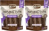 Merrick 2 Pack of Real Venison Natural Cuts Rawhide-Free Hard Dog Treats, 4 Medium Chews Each, Made...