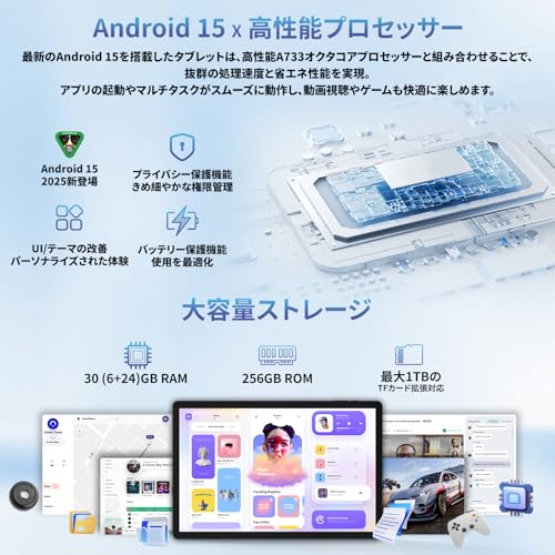 HiGrace Android 15 タブレット 14インチ FHD G140L の商品画像 2