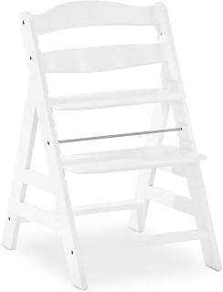 Hauck 3 in 1 Essbrett Alpha Tray / tiefenverstellbares Essbrett / herausnehmbarem Tablett / kompatibel mit mitwachsenden Holzhochstuhl Alpha+ & Beta+ / Bechervertiefung / erhöhter Rand / Weiß