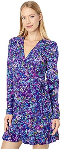 Lilly Pulitzer Rilla Sleeved Romper Purple Berry Colony Conga XS