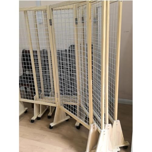 Présentoir à panneaux grillagés portable 65x155 cm sur roulettes pour stand et boutique