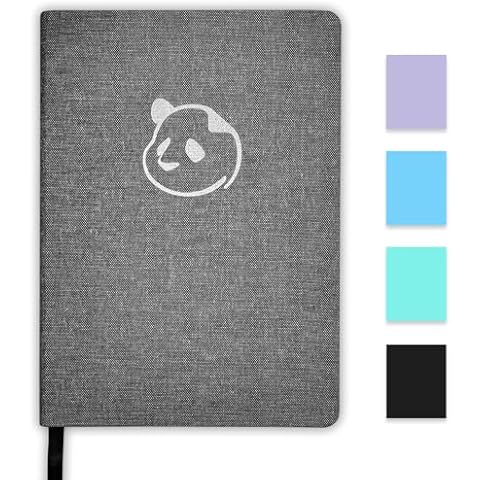 Panda Planner Password Book with Alphabetical Tabs – Hardcover Password Organizer for Internet Website Address & Log-in Details – 5” x 7” Handy Sized Password Book (Black) Cover