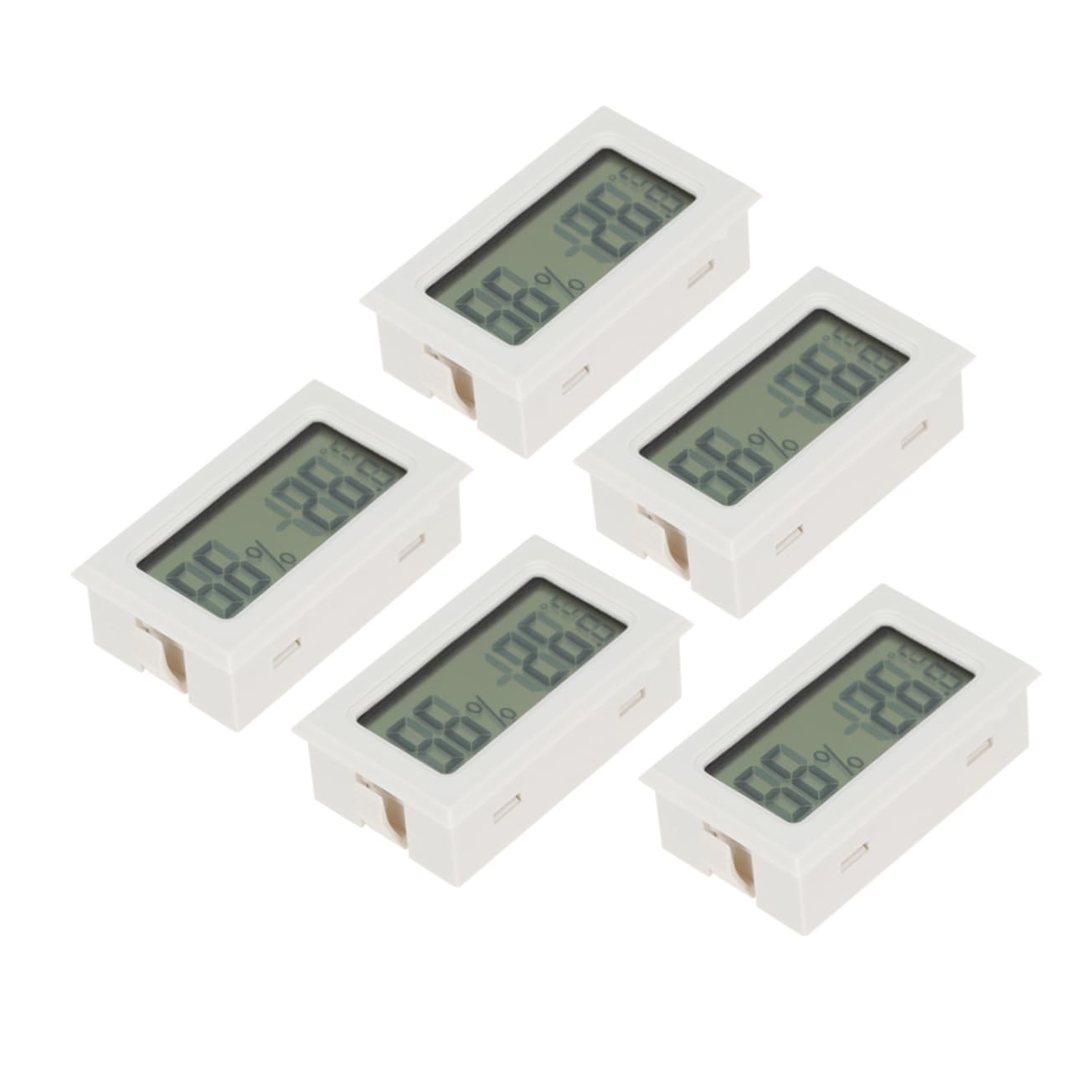 YARNOW 10piezas Higrómetro Digital Inalámbrico Mini Para Reptiles Medidor De Temperatura y Humedad Monitor De Para Acuarios y Terrarios De Actualización Cada Segundos Pantalla Clara