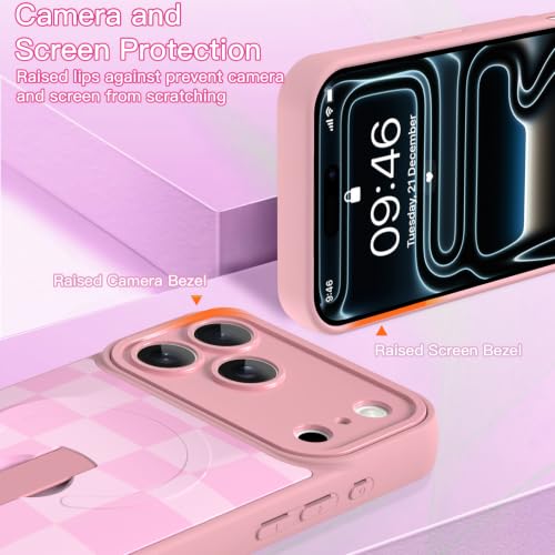 Image of ZIYE for iPhone 17 Pro Case Checkered Compatible with Magsafe