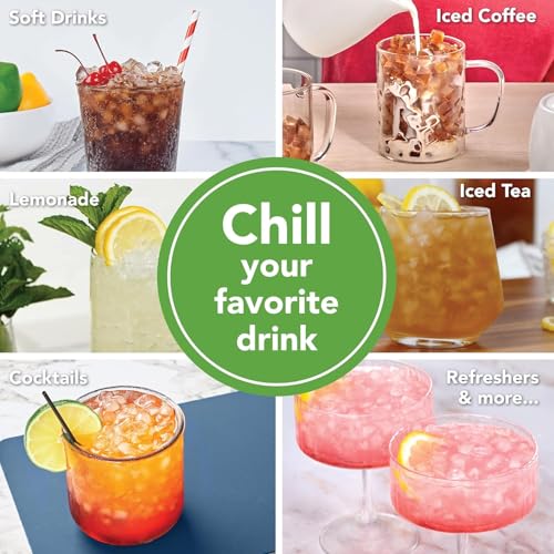 Image of Tovolo Mini Ice Cube Tray Set with Twist and Release Mini Nugget Ice Cube Trays, BPA Free Silicone Mini Ice Tray with Storage Bin and Mini Scoop, Stackable Dishwasher Safe Mini Ice Cube Trays