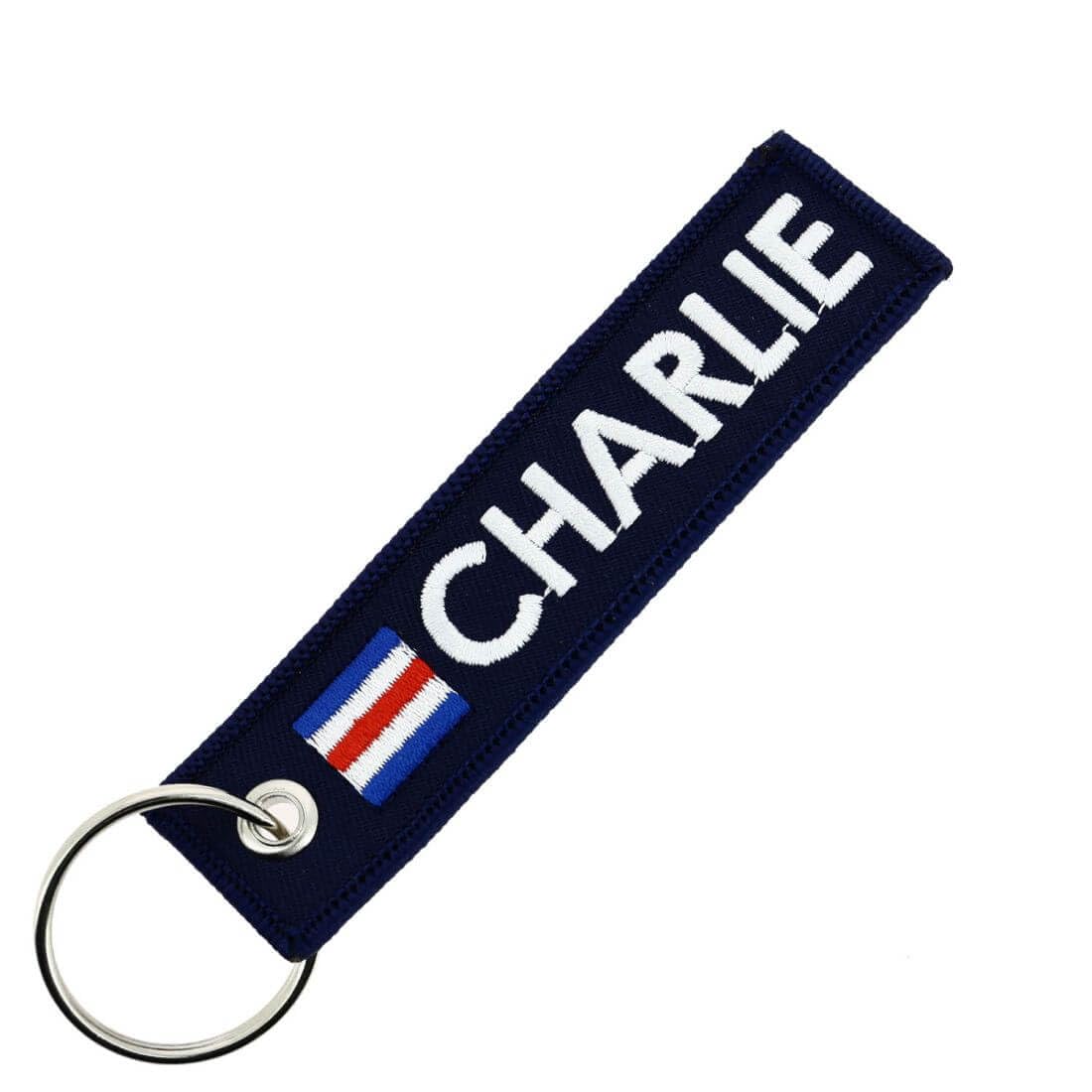CLJ - Charlie Keyring - Navy - Nautical - Maritime, Blue, One size