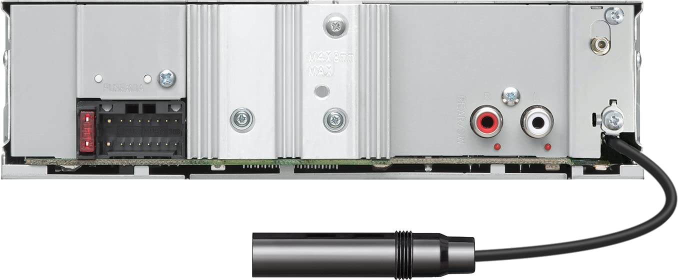 JVC KD-X182DB USB-Autoradio mit DAB+ (USB, AUX-In, 1 x Pre-Out 2,5V, Soundprozessor, 4x50 W, Tastenbeleuchtung rot), Schwarz