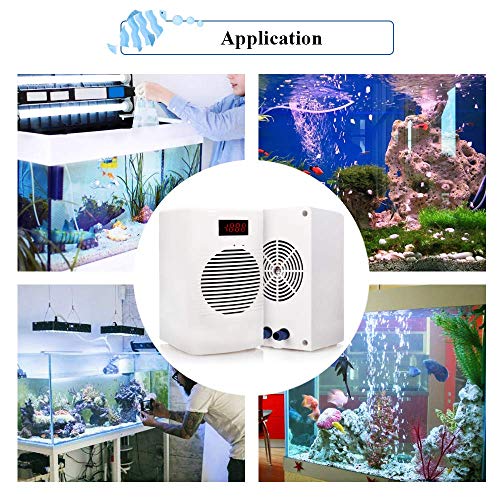 image for YJINGRUI 5Gal Aquarium Water Chiller Fish Tank Refrigerator 20-30℃ A