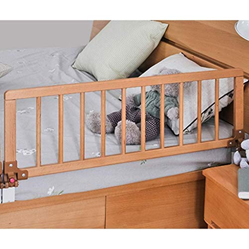 Barandilla para cama para niños y bebés con diseño de protección anticaída plegable 2