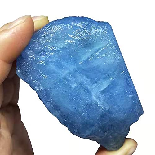 BIANMTSW 1pc 80g 120g Piedra Natural en Bruto de Aguamarina de Cristal de Cuarzo en Bruto for la Venta Inicio Colecciones