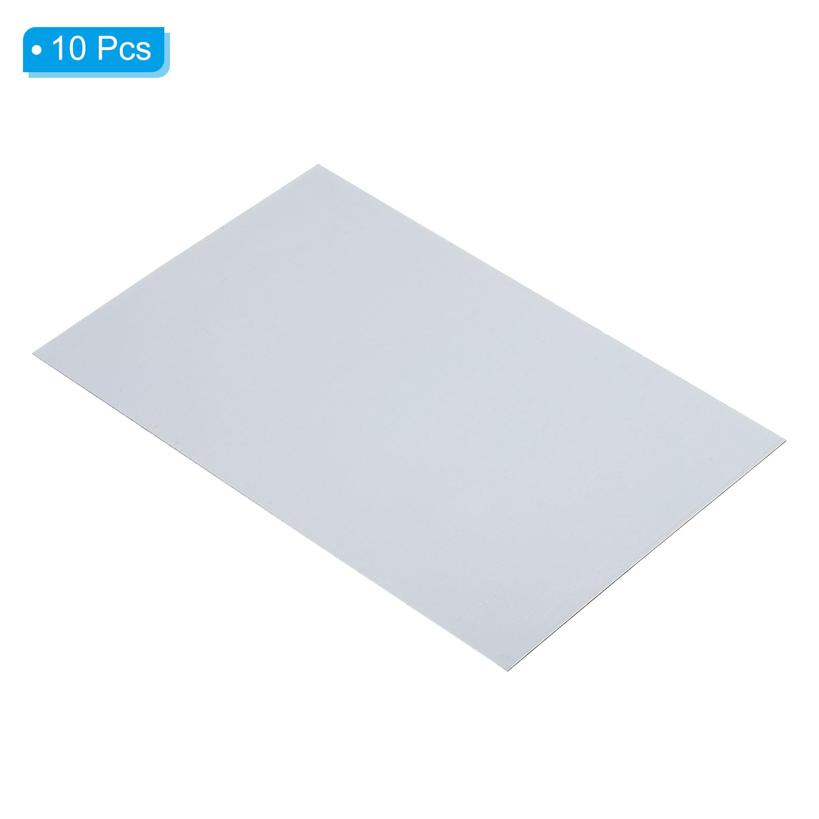 PATIKIL 10 Pezzi di Lamiera Zincata, Pannelli di Lamiera Zincata da 15x10 Cm, Spessore 0,5 Mm, per Riparazioni di Coperture, Lavori Artistici Fai-Da-Te