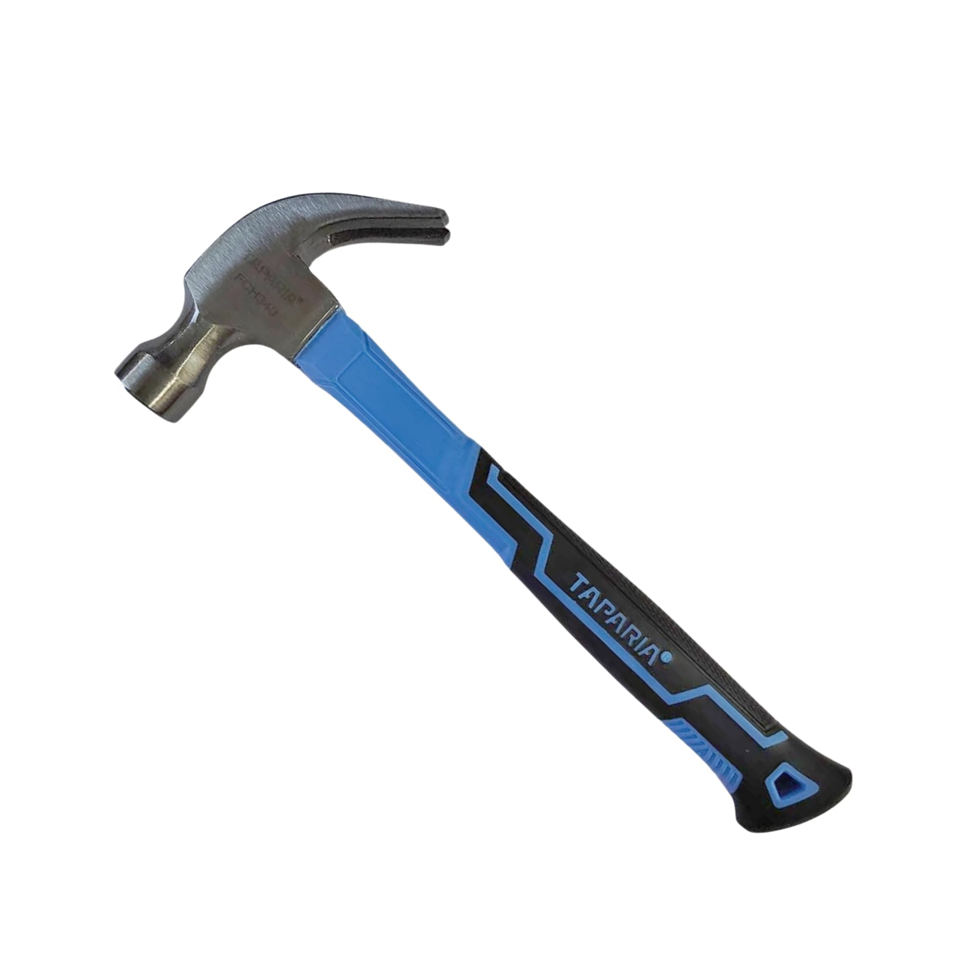 Taparia FCH 340 Claw Hammer with Fiberglass Handle (340g)-Shock-Absorbing Ergonomic Design for Carpentry & Repairs-340gms Curved Claw Steel Head for Nail Driving & Removal-image-1