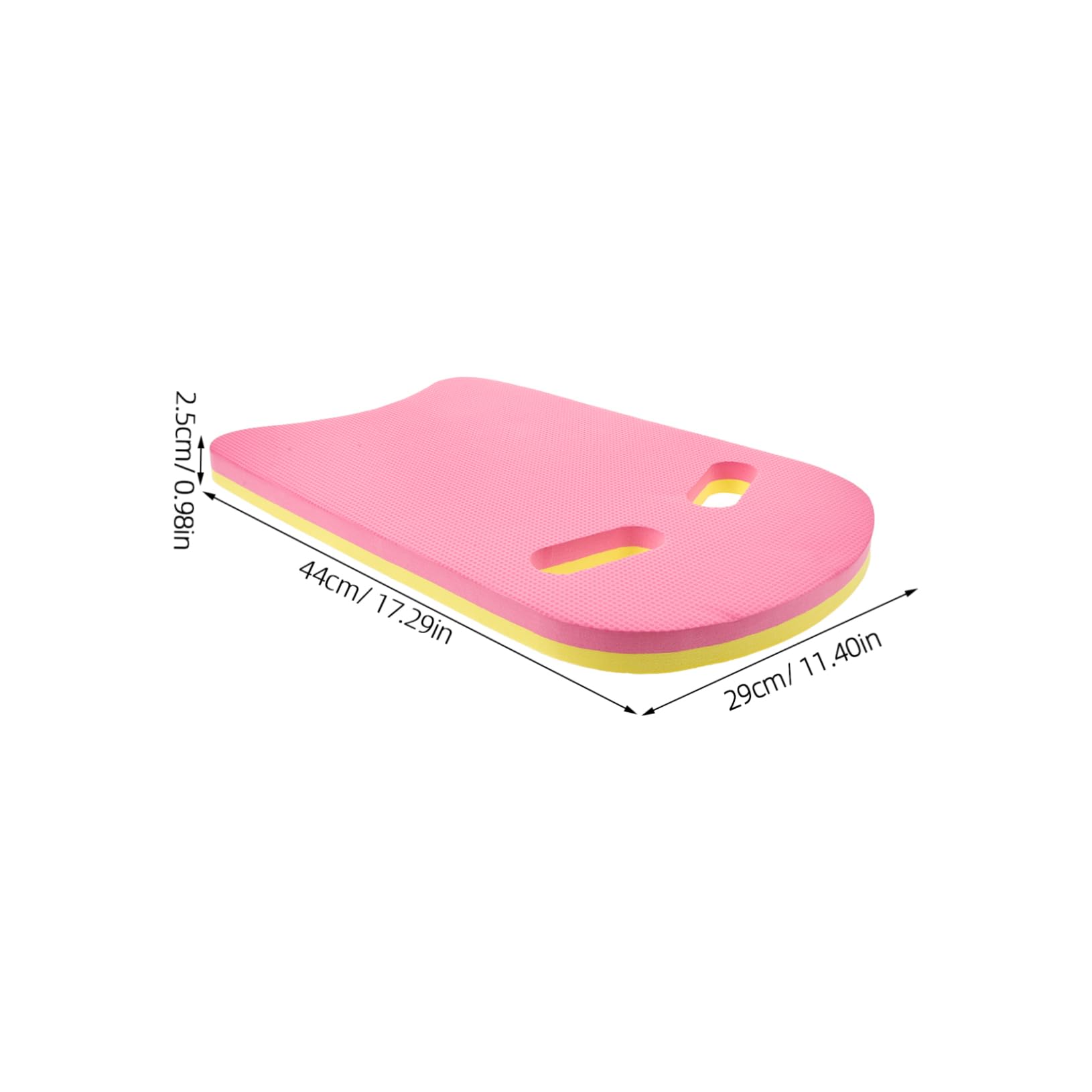 Toddmomy Shaped Kickboard for Swimming Training Durable Floating Aid for Adults Lightweight Stable Design for Beginners for Family Pool Use