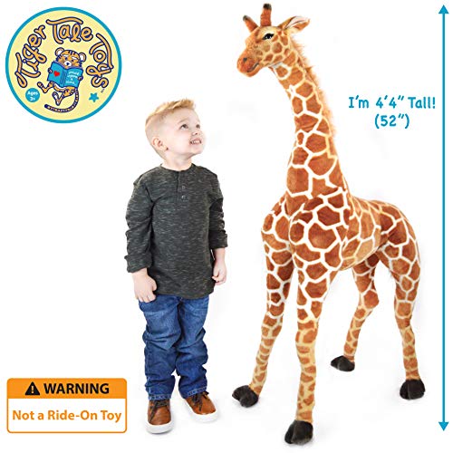 Viahart Jani The Savannah Giraffe - 52 Inch Giant Stuffed Animal Jumbo Plush - By Tiger Tale Toys #TOP1