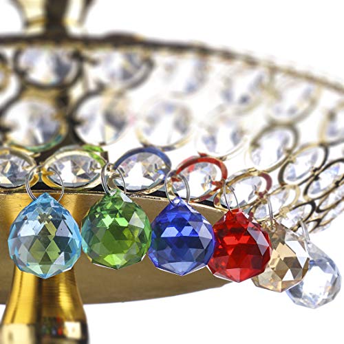 H&D HYALINE & DORA 20mm Multi-Color K9 Crystal Glass Feng Shui Faceted Decorating, Pack of 12 - Image 4