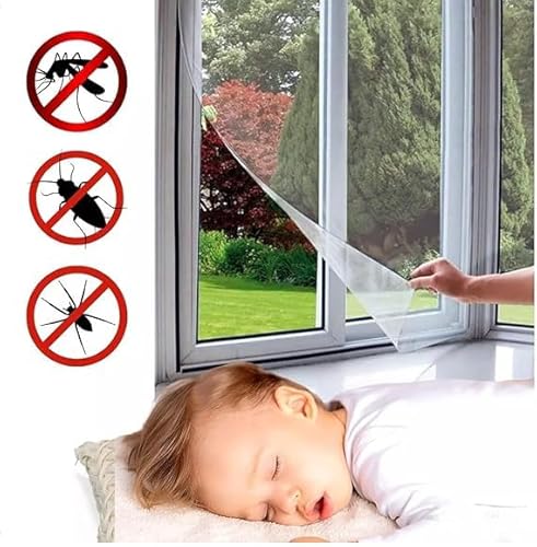 Tela Mosquiteiro Magnética Para Janela Removível Anti-Insetos (1,50m x 1,80m) - Instalação Rápida.