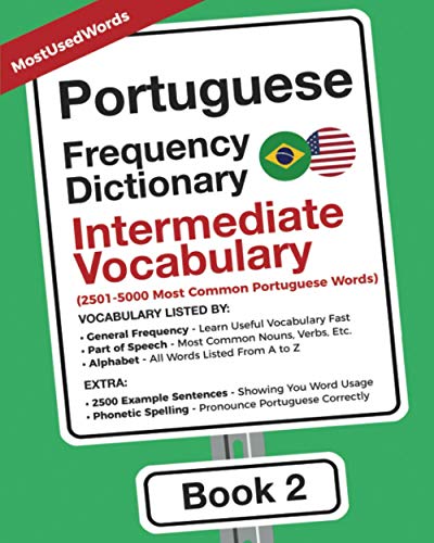 Portuguese Frequency Dictionary - Intermediate Vocabulary: 2501-5...
