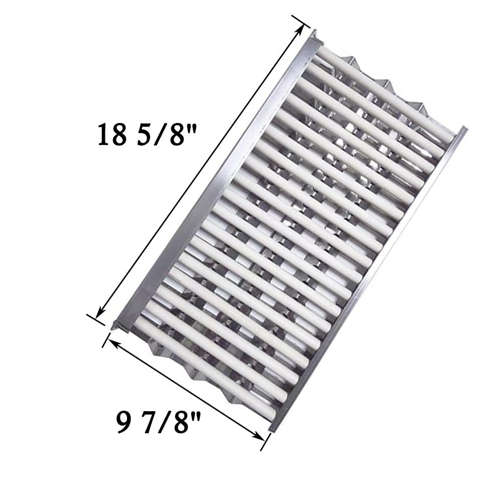 Htanch SN2911 (2-Pack) SA2171 (2-Pack) DCS Radiant Tray,Heat Plates and Ceramic Rod Complete for DCS 27DBQ, 27DBQR, 27DBR, 27DSBQ, 27DSBQR, 27FSBQ, 27FSBQR, 36DBQ, 36DBQAR, 48DBQ, 48DBQAR, 48DBQR