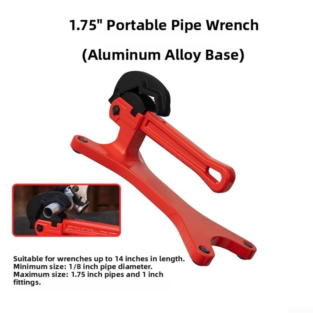 Llave de tubo portátil, autobloqueante, estilo americano