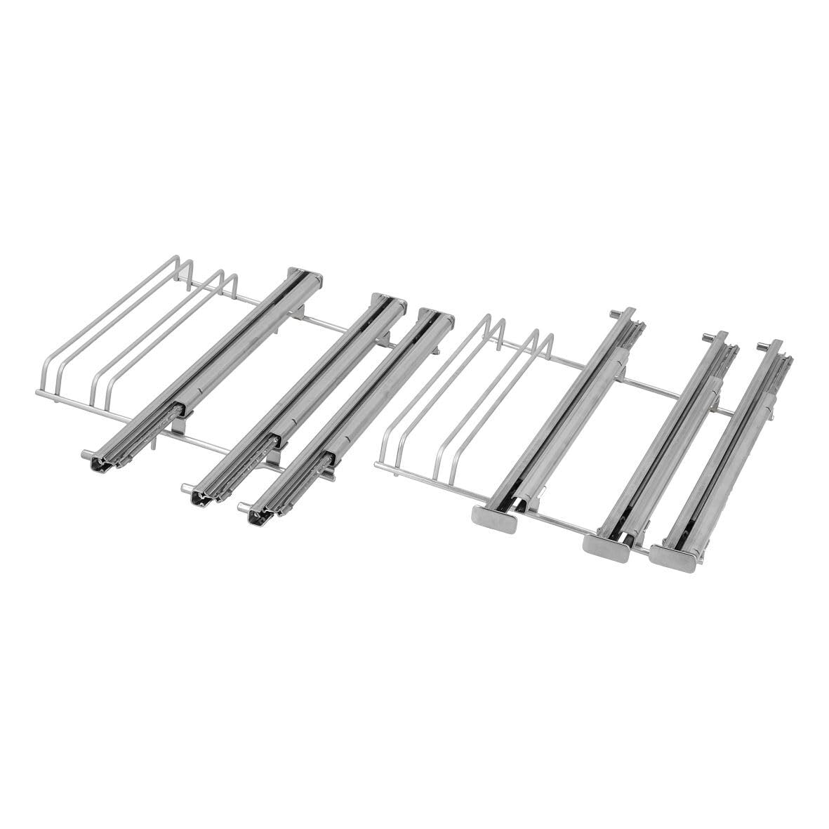 easyPART Kompatibel/Ersatz für BOSCH 17007521 Auszugsschienen Set für 3 Backbleche Roste in Backofen