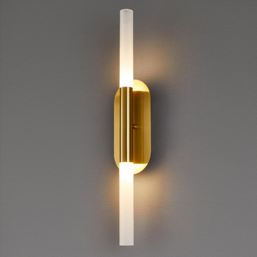Long Strip Wall Lighting Modern Linear Wall Mounted Lamp, G9 Socket Metal Wall Light Fixture, Bedroom Bedside Living Room Hallway Up Down Nordic Modern Wall Sconces